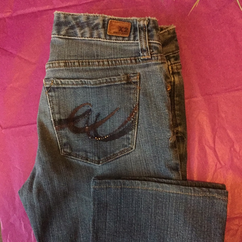 X2 Slim Low Rise Bootcut Jeans👖